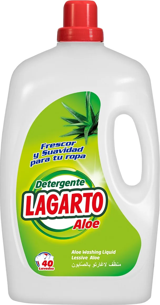 Detergente Lagarto Aloe 40 Lavados — foto principal