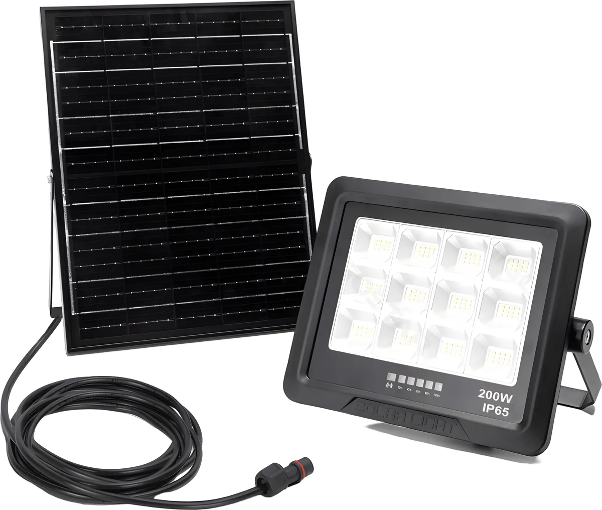 Foco LED con Panel Solar 200w 6500k — foto principal