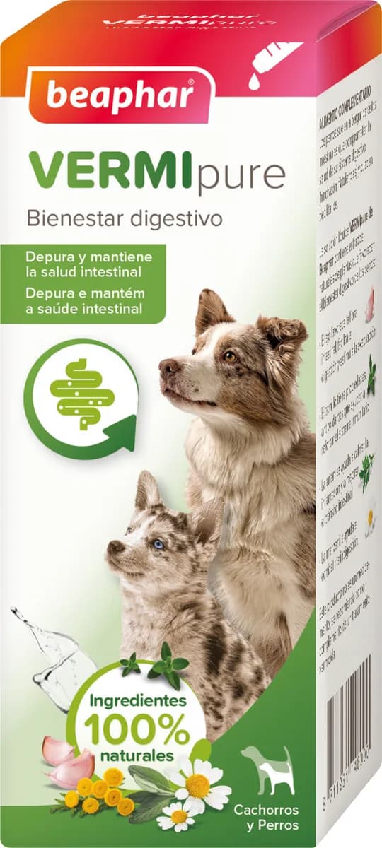 Beaphar VERMIpure Solucion Liquida Natural Perros y Cachorros - 50ml — foto principal