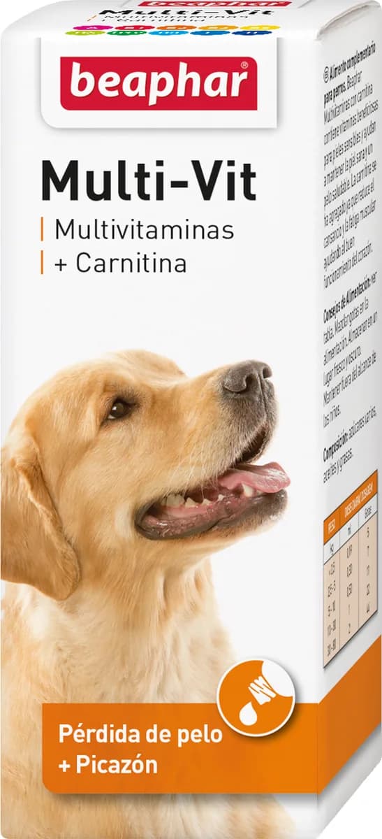 Beaphar Multivitaminas con Carnitina Perros 50ml — foto principal