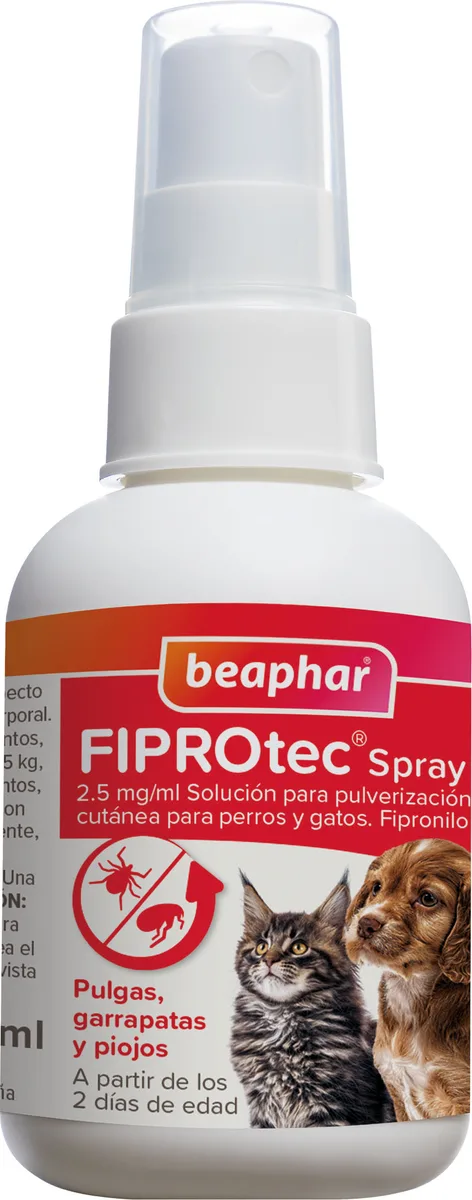 Beaphar FIPROtec Spray Antiparasitario Perros Gatos 100ml — foto principal