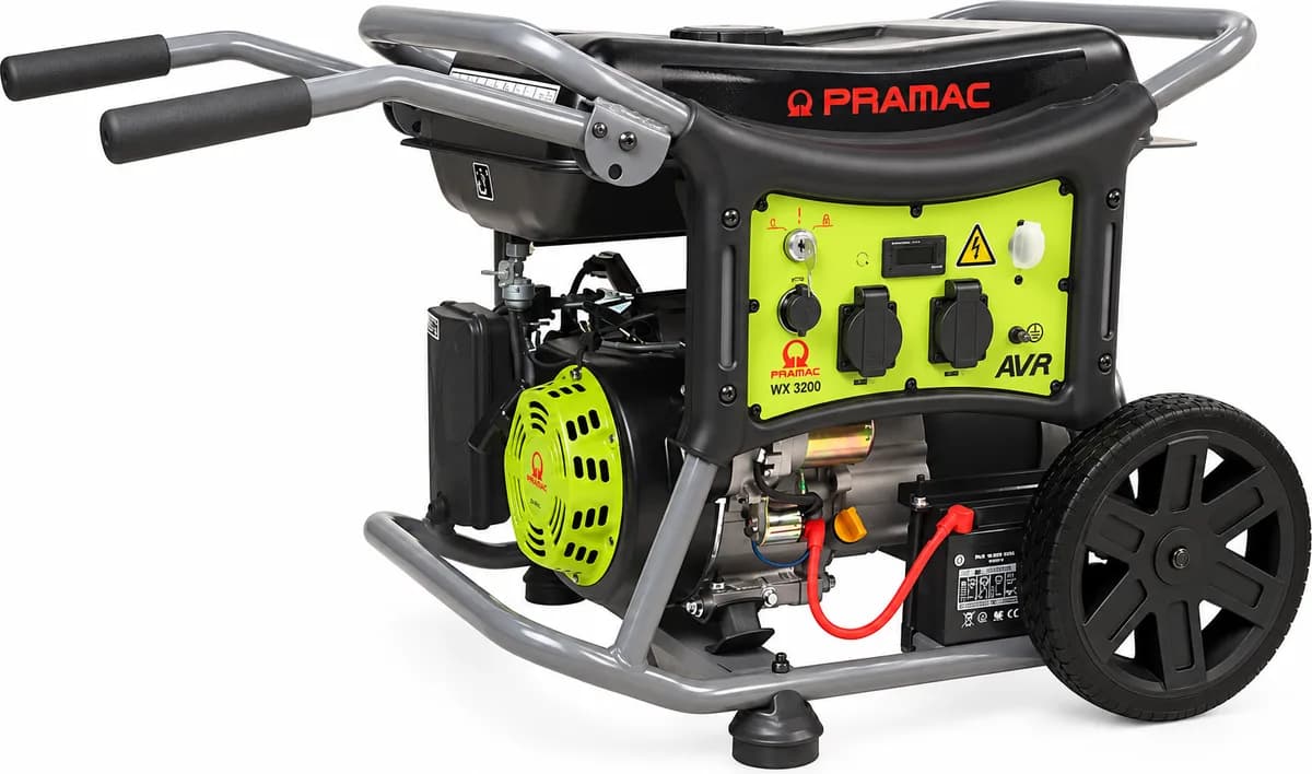 Generador de gasolina Pramac WX 3200 ES CONN · 2.450 W · arranque eléctrico — foto principal