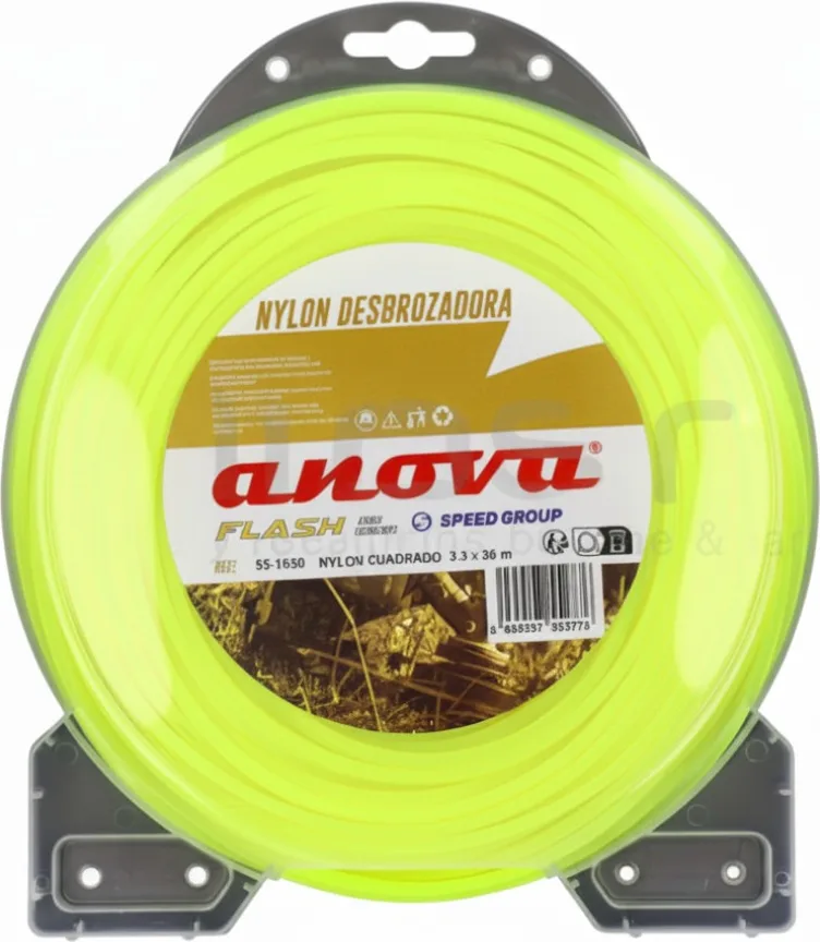 Hilo Desbrozadora Nylon Cuadrado Flash 2.7mm 60 Metros — foto principal