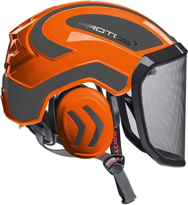 Casco Protos Integral Arborist Naranja/Gris — foto principal