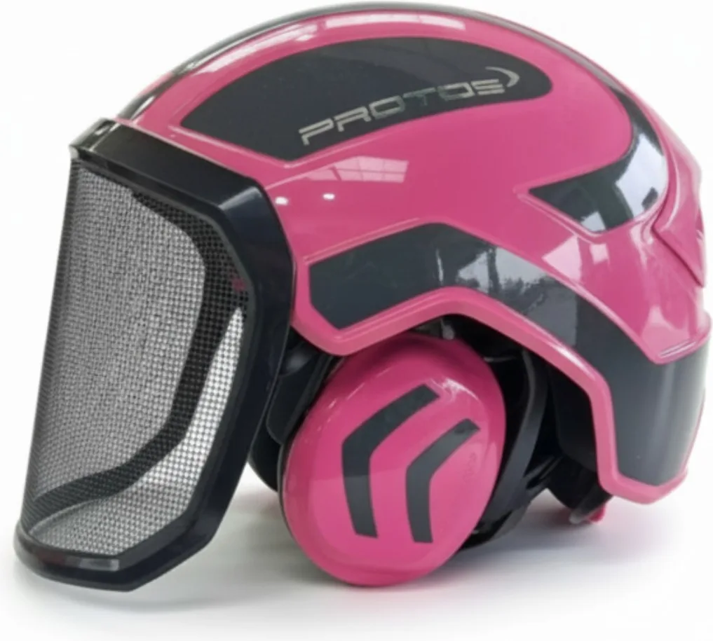 Casco Protos Integral Arborist Rosa/Gris — foto principal