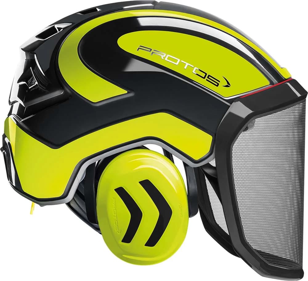 Casco Protos Integral Forest Negro/Amarillo Neon — foto principal