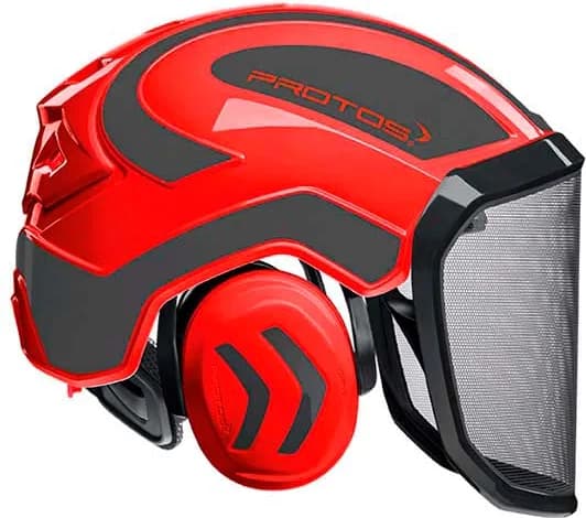 Casco Protos Integral Forest Rojo/Gris — foto principal
