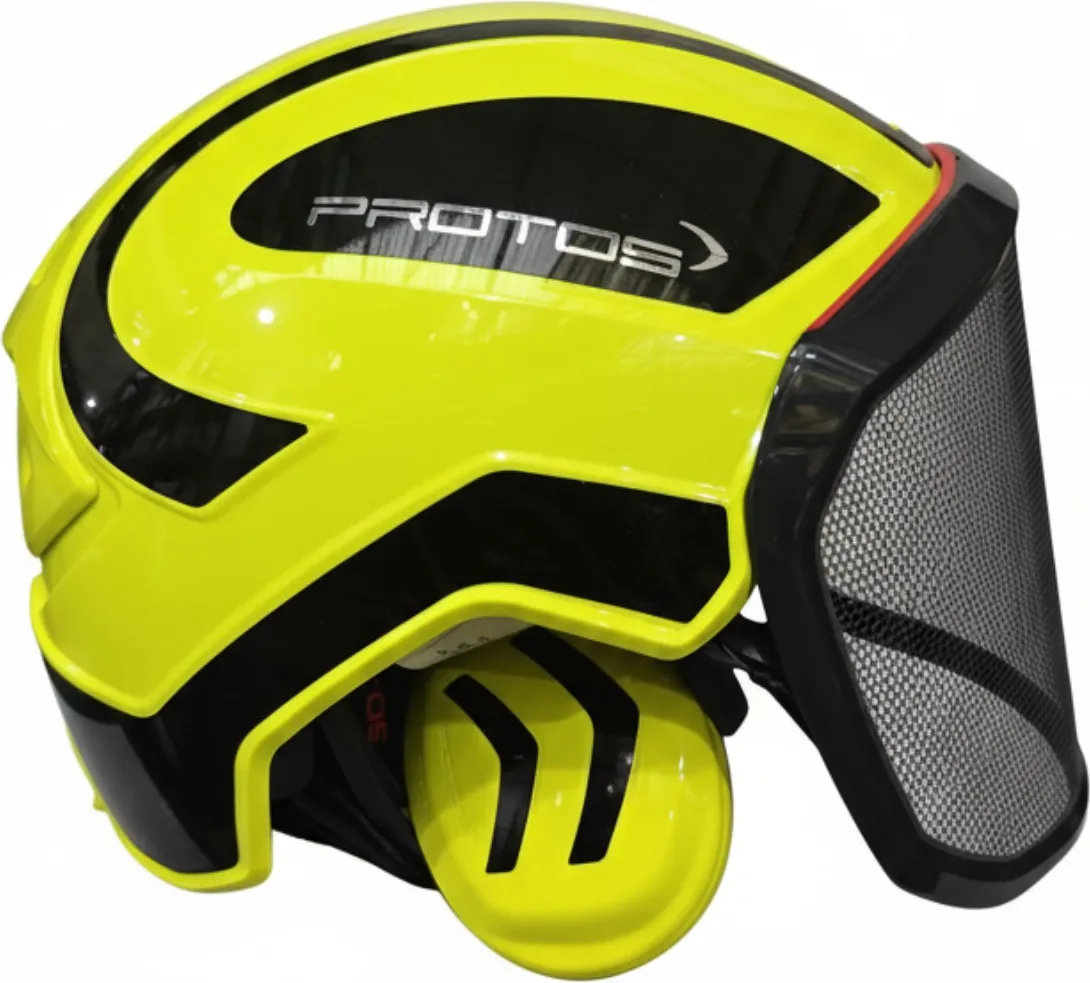 Casco Protos Integral Arborist Amarillo Neon/Negro — foto principal