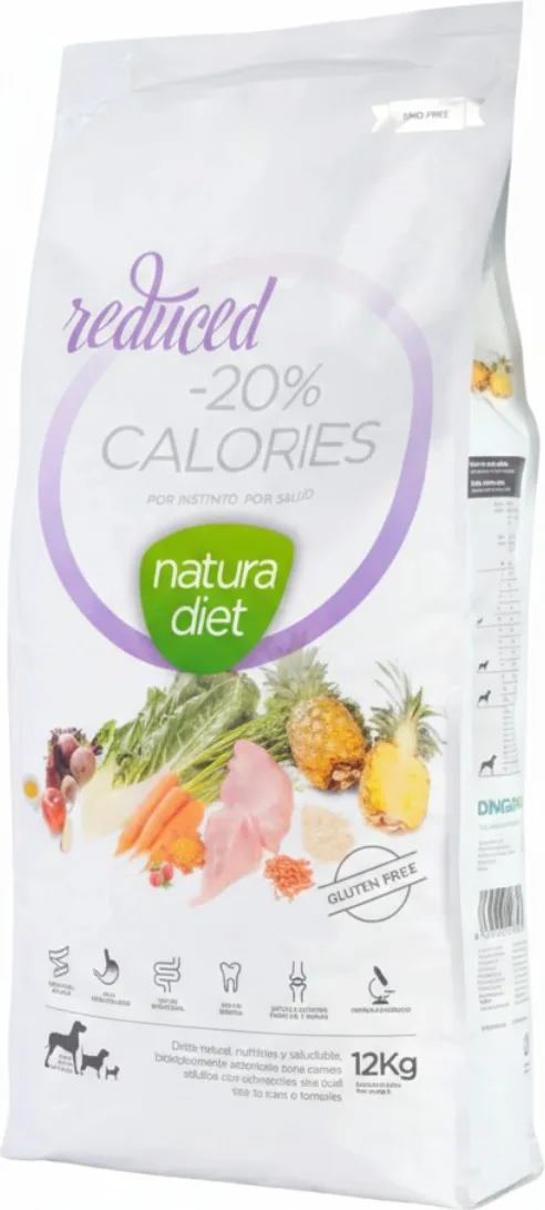 Pienso Perros Natura Diet Reduced -20% Calories 12kg — foto principal