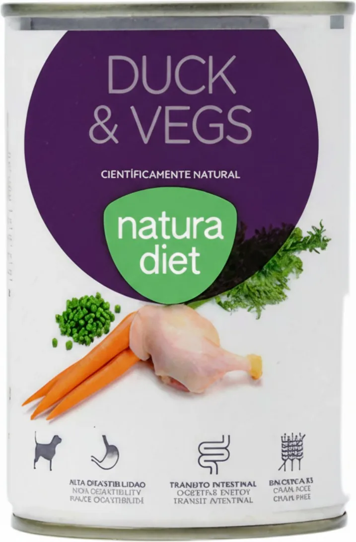 Lata Perro Natura Diet Dog Duck & Vegs 400g — foto principal