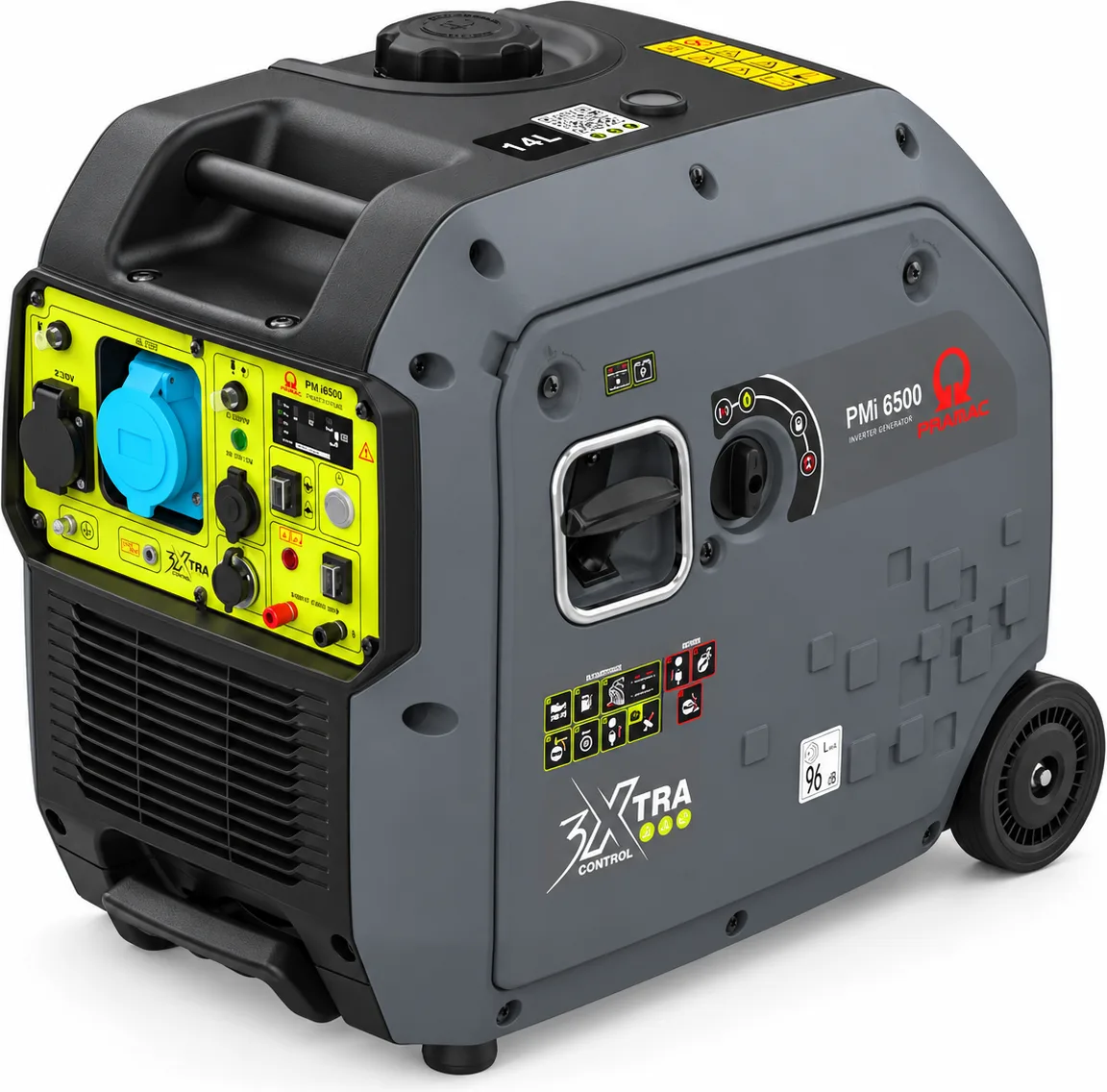 Generador inverter Pramac PMi6500 · 6.000 W · arranque eléctrico — foto principal