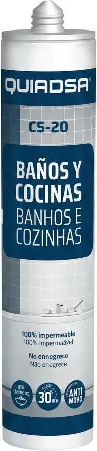Silicona Baños y Cocinas Quiadsa CS-20 Blanco 280ml — foto principal