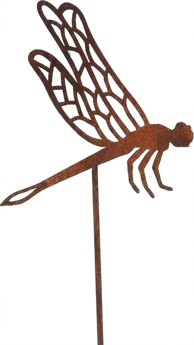 Figura Jardin Libelula Efecto Oxido — foto principal
