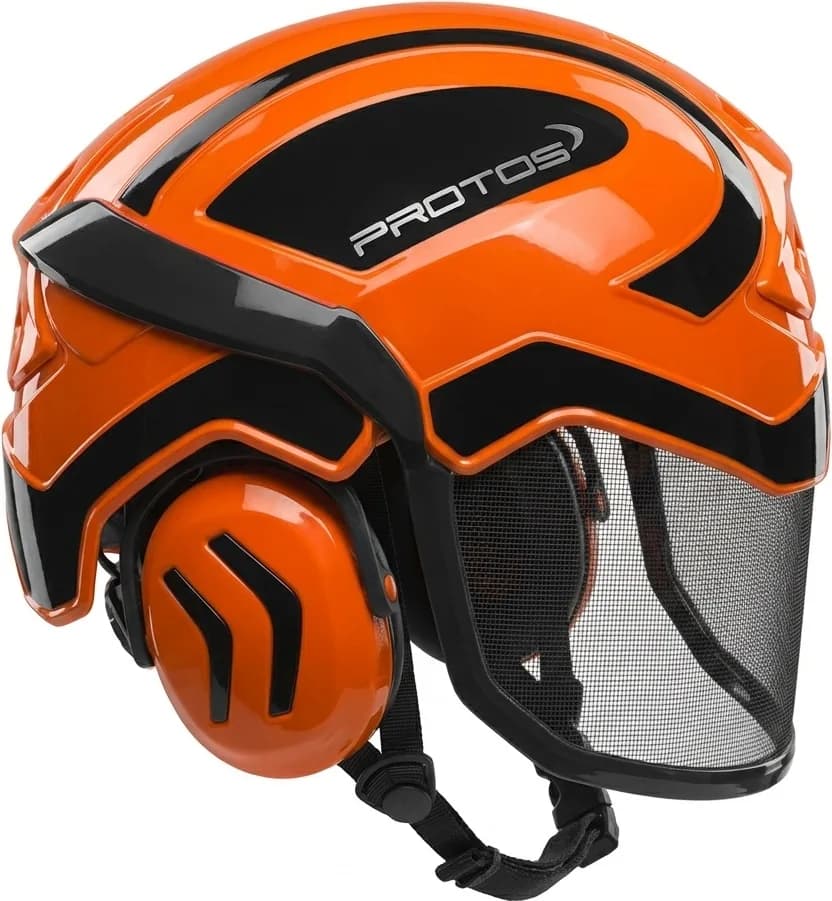 Casco Protos Integral Arborist Naranja Neon/Negro — foto principal