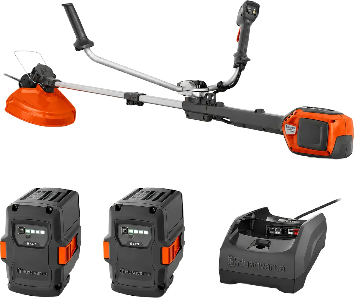 Kit desbrozadora Husqvarna 220iR + 2 baterías 40-B140 4 Ah y cargador 40-C80 — foto principal