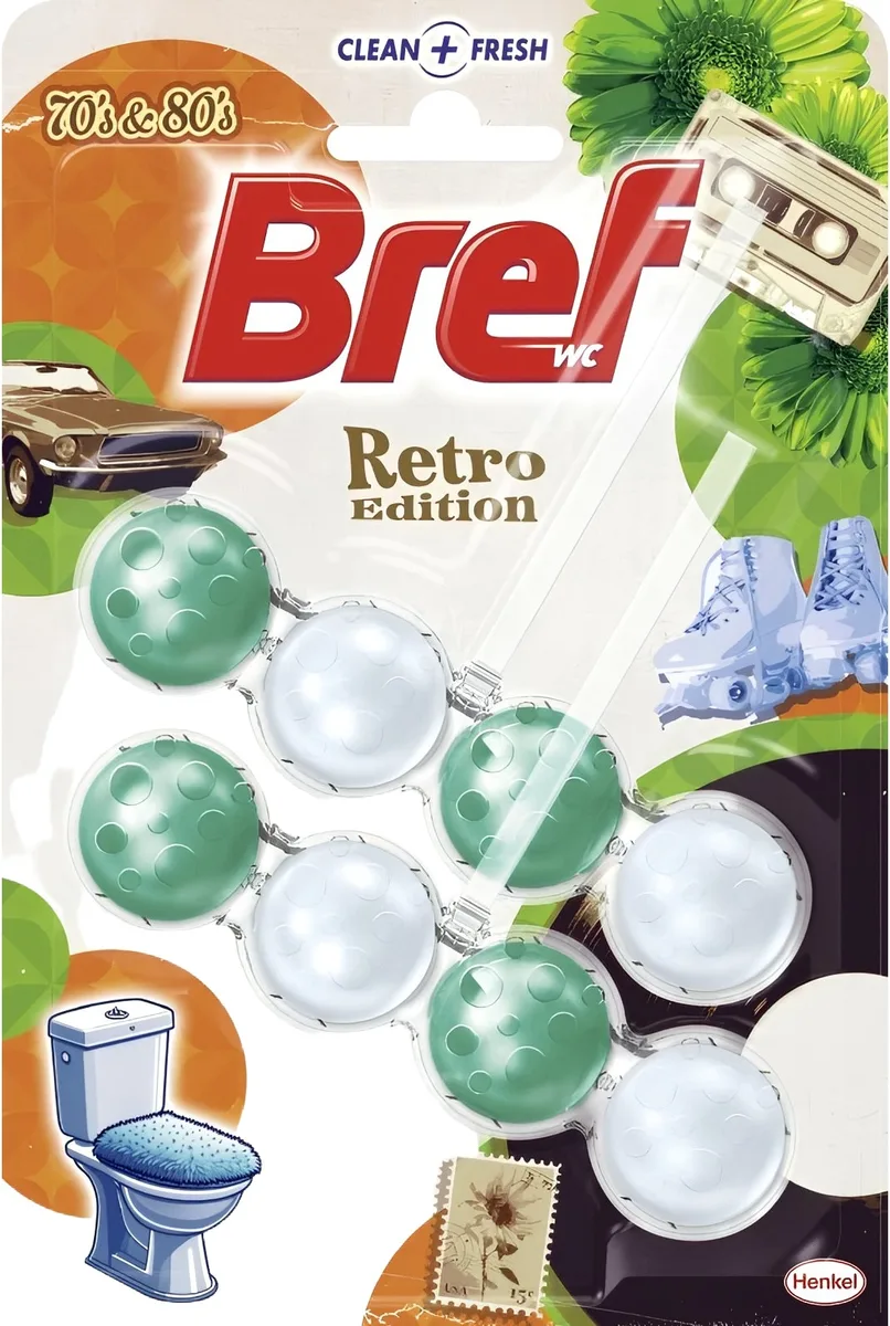 Bref Wc Retro Edition Colgador 2 Unidades — foto principal