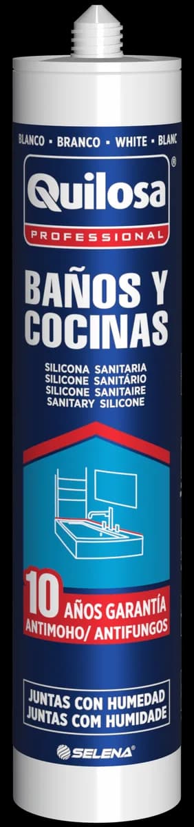 Silicona Baños y Cocinas Quilosa 280ml Translucido — foto principal
