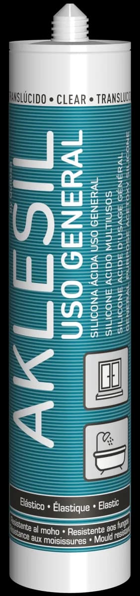 Silicona Acida Aklesil Multiuso Quilosa Negro 280 ml — foto principal
