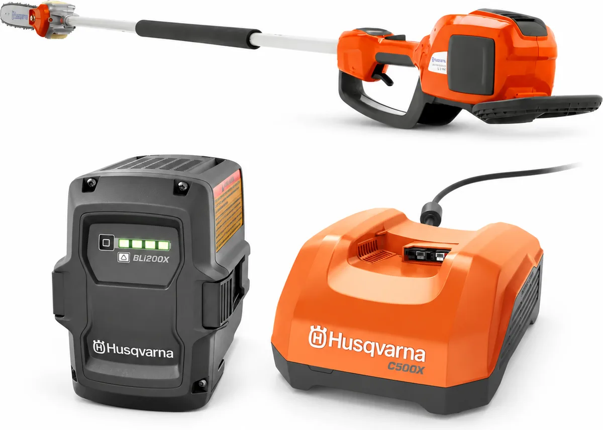 Kit podadora Husqvarna 530iP4 + batería BLi200X 5 Ah y cargador rápido 40-C500X — foto principal