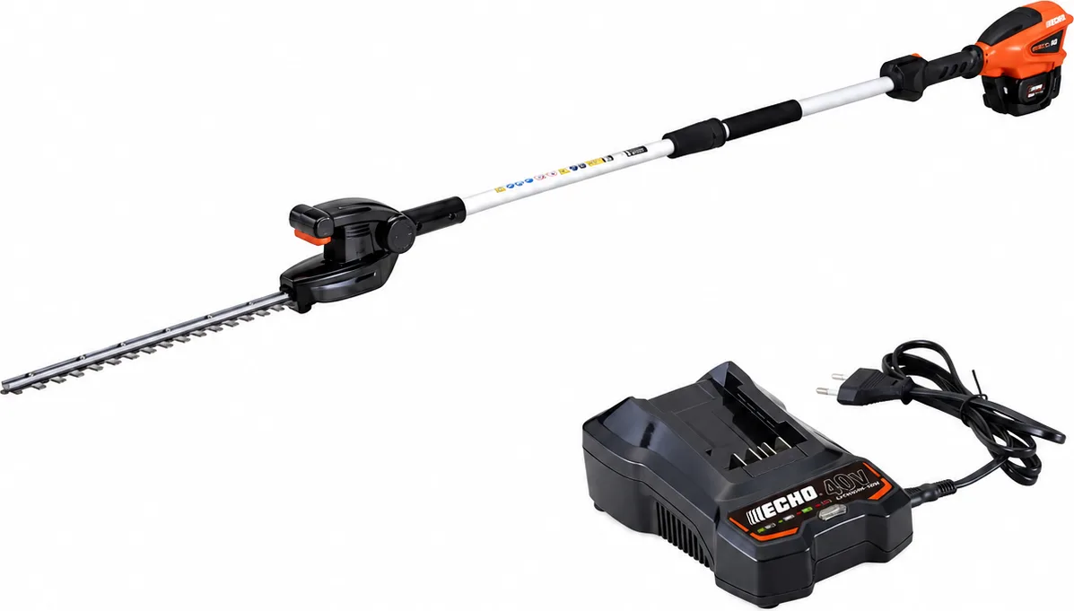 Pack cortasetos de altura ECHO DHCA-310 40V + batería 2 Ah y cargador LC3604 — foto principal