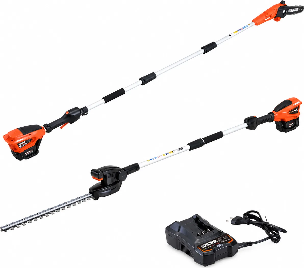 Pack poda y setos de altura ECHO: DPPF-310 + DHCA-310 + 2 baterías 2 Ah y cargador LC3604 — foto principal