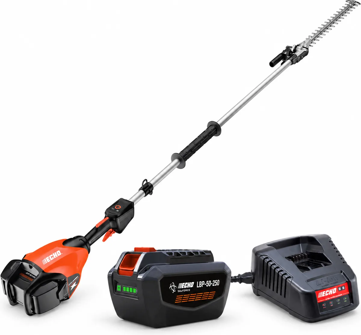 Pack cortasetos de altura ECHO DHCA-2600HD PRO 56 V + batería 4,5 Ah + cargador ultrarrápido LCJU-560 — foto principal