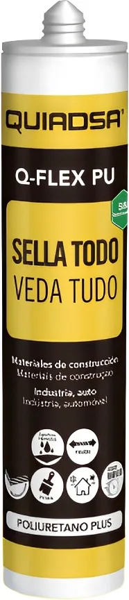 Cartucho Sellador Q-Flex PU Quiadsa Blanco 290 ml — foto principal