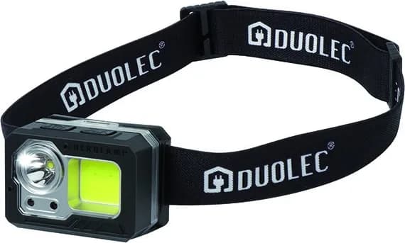 Linterna frontal LED recargable Duolec R032 · 400 lm — foto principal
