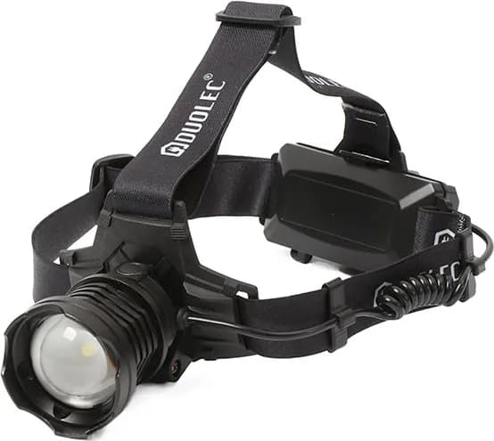 Linterna frontal LED recargable Duolec R037 · 1.000 lm — foto principal