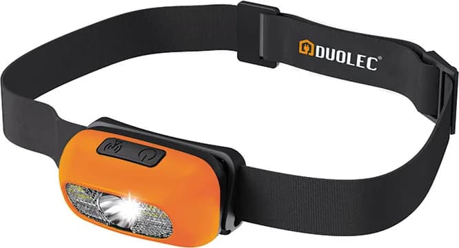 Linterna frontal LED recargable Duolec R011 · 90 lm — foto principal