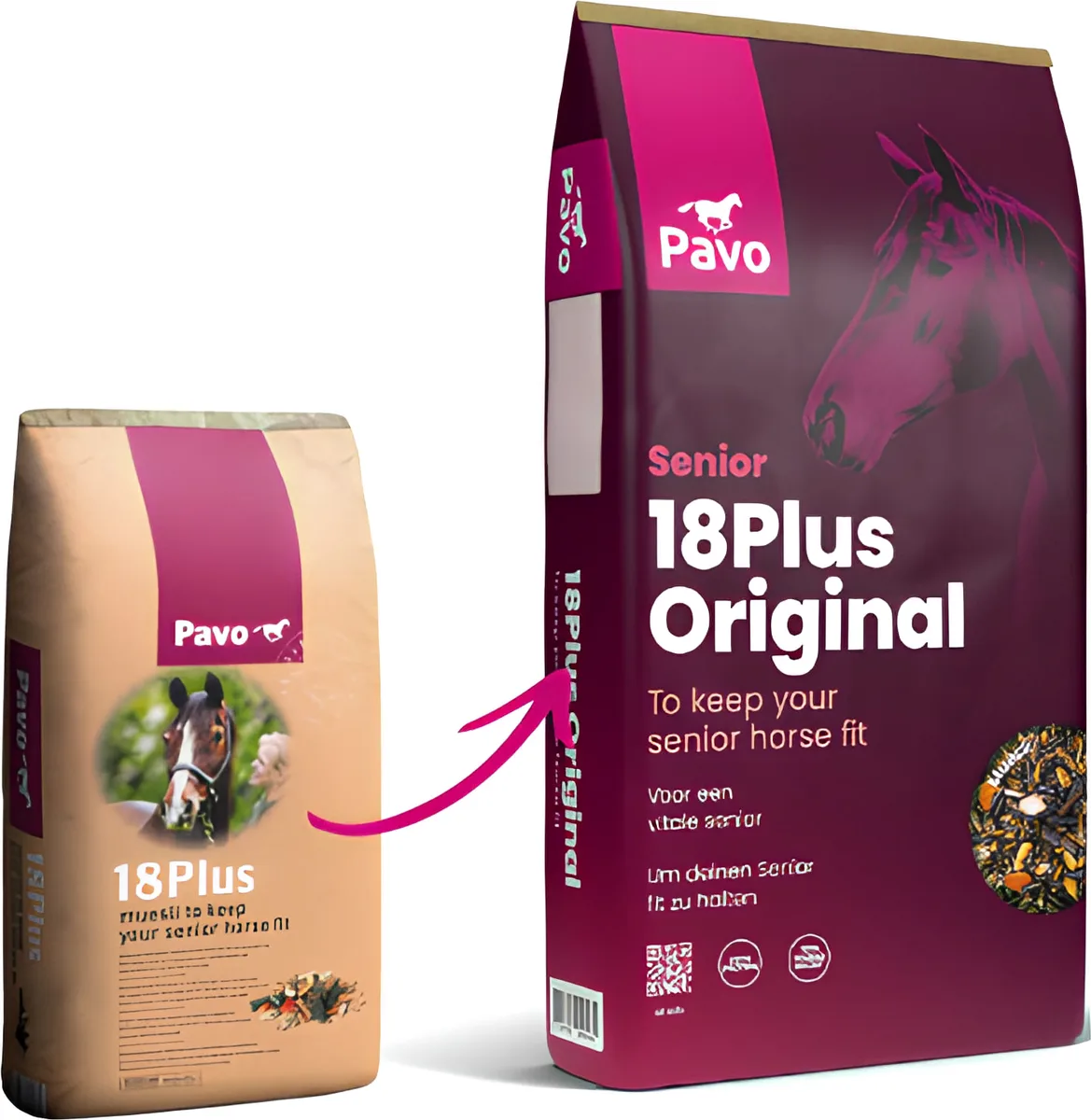 Pavo 18Plus Original - Muesli para caballos senior 15 kg — foto principal