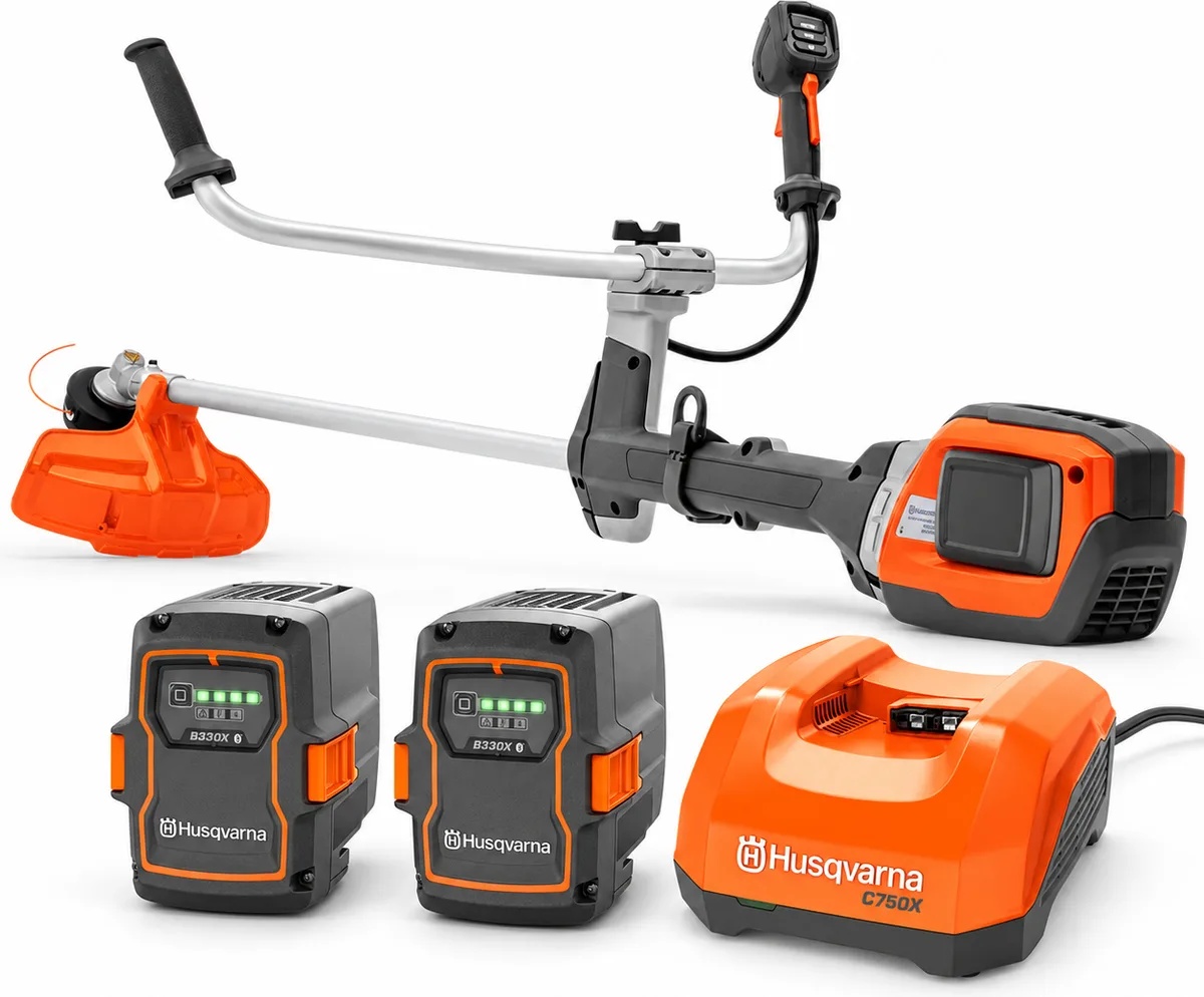 Pack desbrozadora Husqvarna 535iRX + 2 baterías 40-B330X 9 Ah y cargador rápido 40-C750X — foto principal