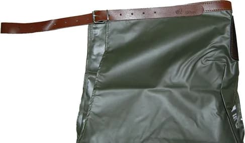 Pernera Caza Lona Impermeable 100cm Cinto Cuero — foto principal