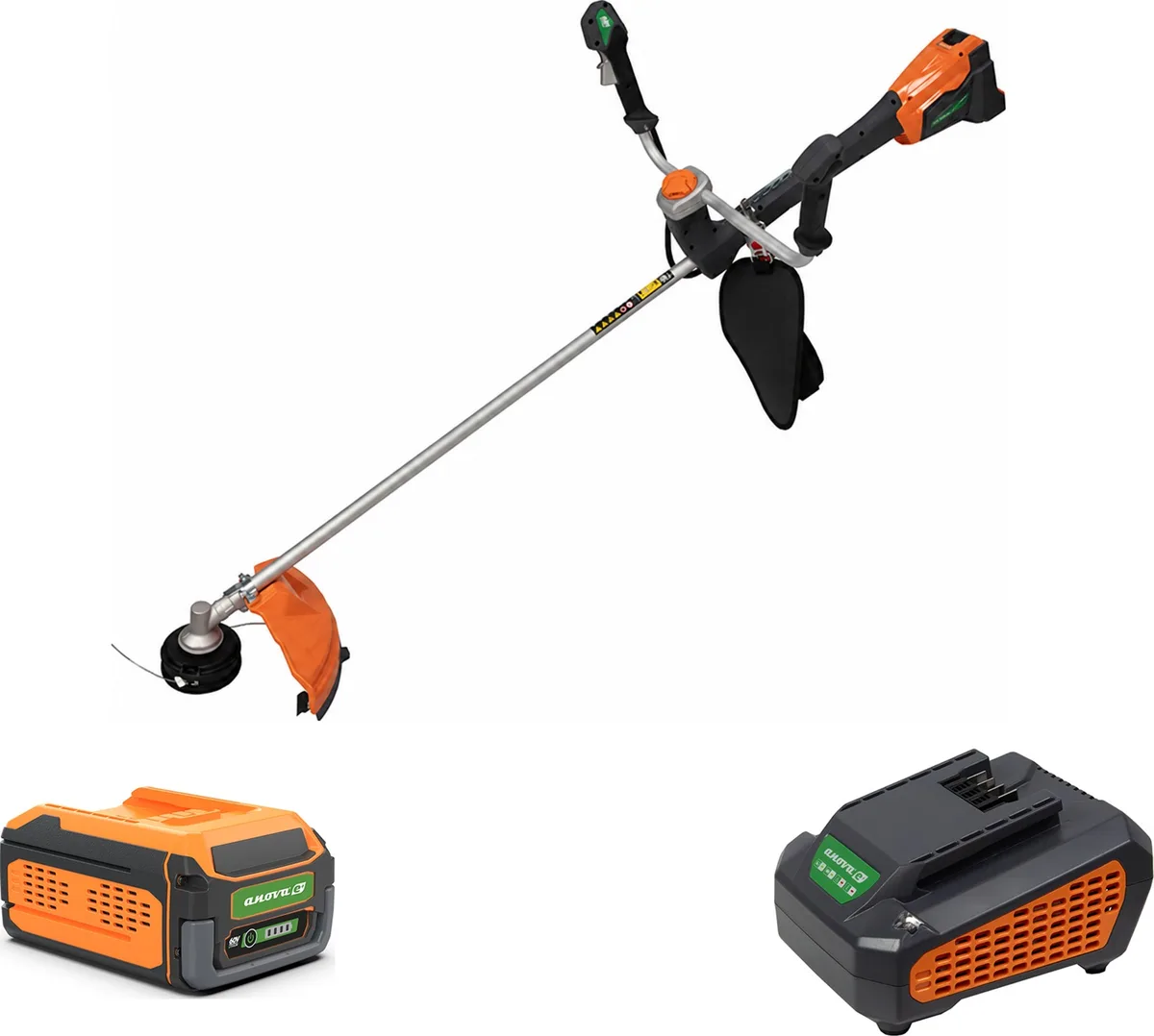 Pack desbrozadora a batería Anova E60BC 60 V + 1 batería de 8 Ah + cargador E60CH25 2,5 A — foto principal