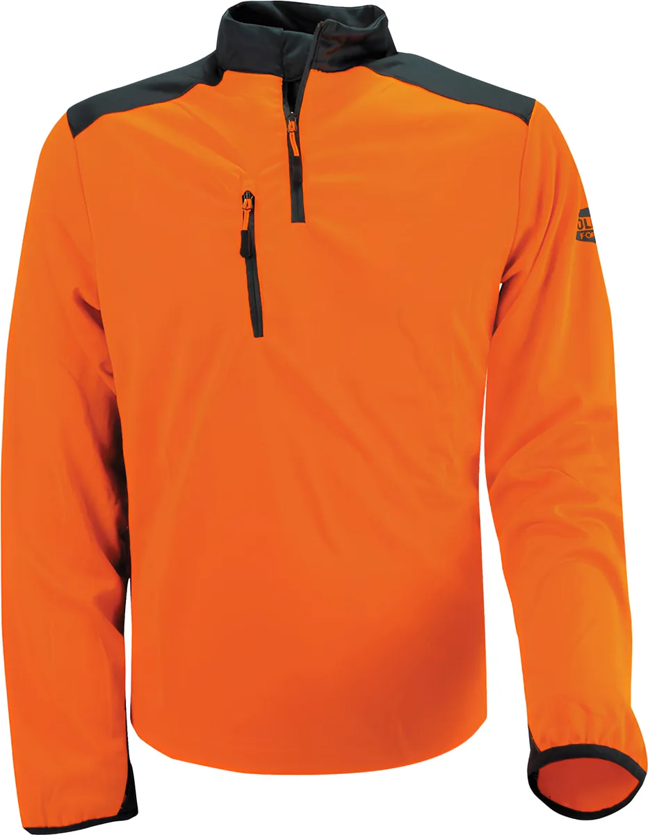 Camiseta Solidur Temlor Manga Larga Coolmax Naranja Talla M — foto principal