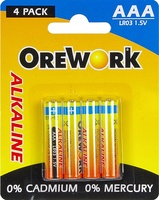 Pila Orework Alcalina Lr03 Bl 4 P(AAA)