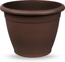 Maceta Naxos Plastico Bronzo 30 cm.