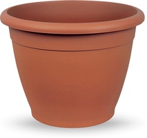 Maceta Naxos Plastico Terracota 30cm
