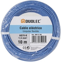 Cable Electrico 1,5 mm X10m Azul Duolec