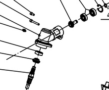 Carcasa Codo  Desbrozadora Zuperverde Bc415 (sin Engranajes)