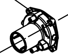 Alojamiento Tubo Desbrozadora Bc415