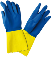 Guante Latex Bicolor Reforzado Talla 8