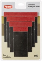 Espatula Carrocero Inox. 4 Piezas Ratio
