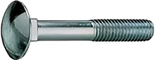 Tornillo Carretillo M8 x 57 mm con Tuerca Galva.