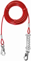 Cable Plastificado con Muelle, 8 M, Rojo