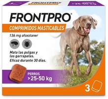 FrontPro Masticables Antiparasitario 25-50 Kg Caja 3 Unidades