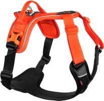 Arnes perros Ramble harness negro/naranja talla M