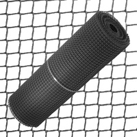 Red Plastico Antracita 9x9 mm 10 Metros