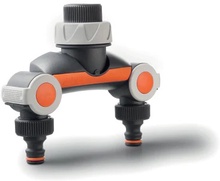 Distribuidor de Doble Salida con Doble Regulacion 3/4 Distribuidor de Doble Salida con Doble Regulacion 3/4