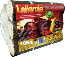 Pack Briquetas de Madera 10Kg Le�a Roja